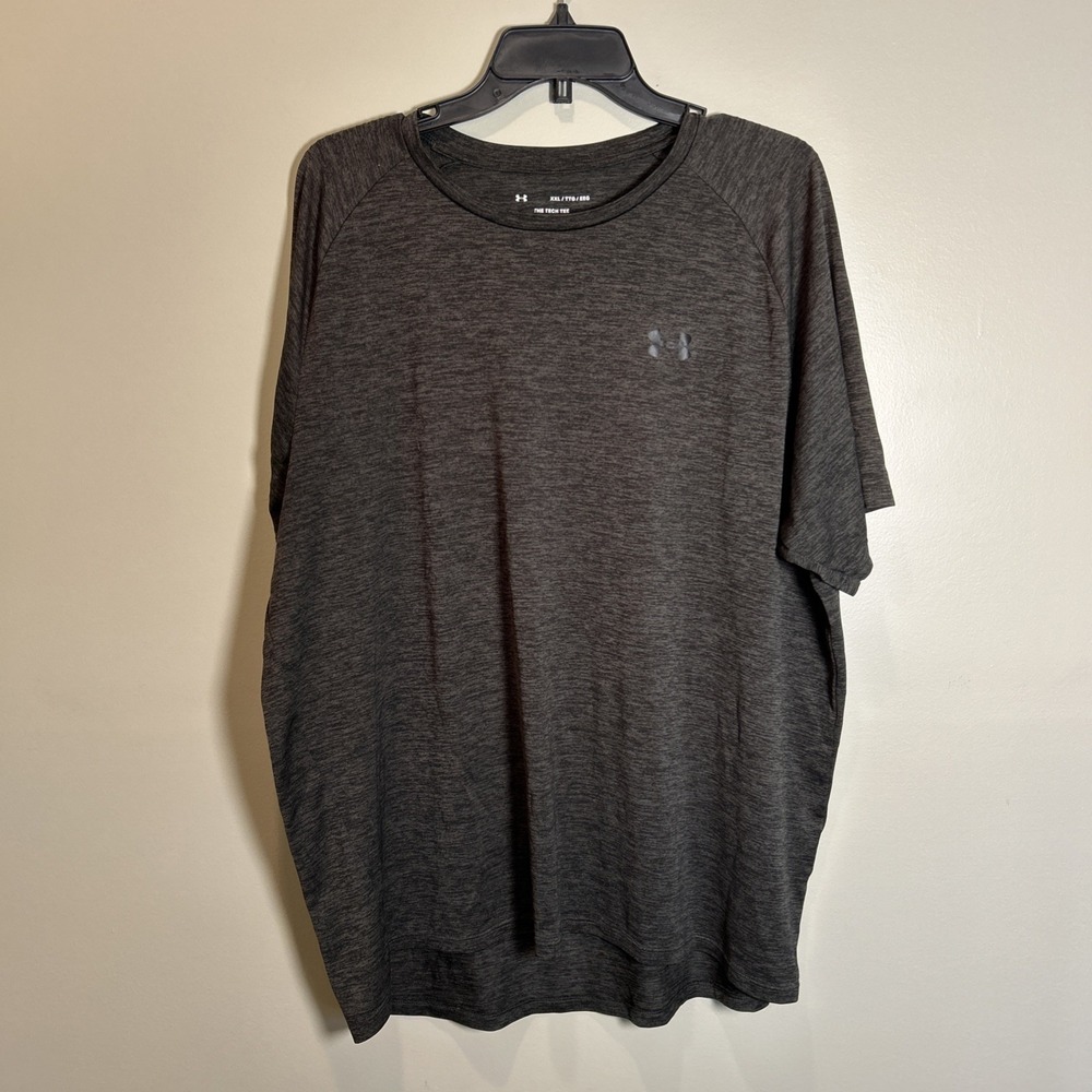 Under Armour Tech The Tech Tee Men's XXL Dark Gray Crewneck Stretch Tee